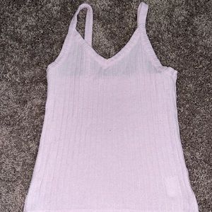 american eagle baby pink tank